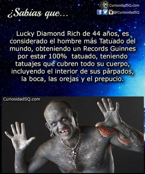 hombre muy tatuado|Lucky Diamond Rich